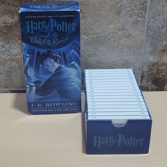 Harry Potter and the Order of the Phoenix JK Rowling Unabridged 17 Cassettes - Picture 3 of 9